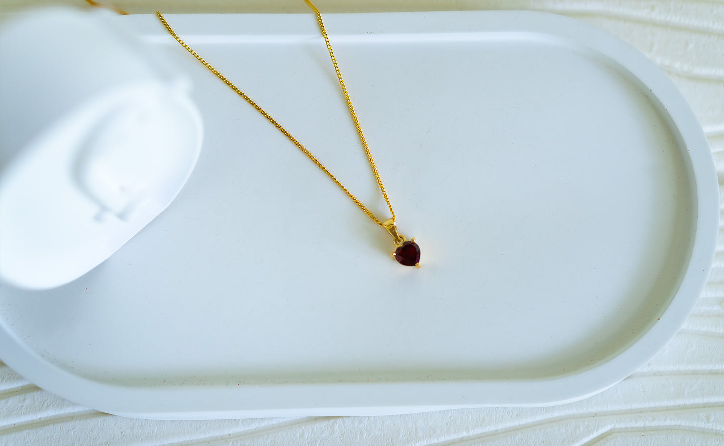 Garnet Carla Necklace - CLJ584G