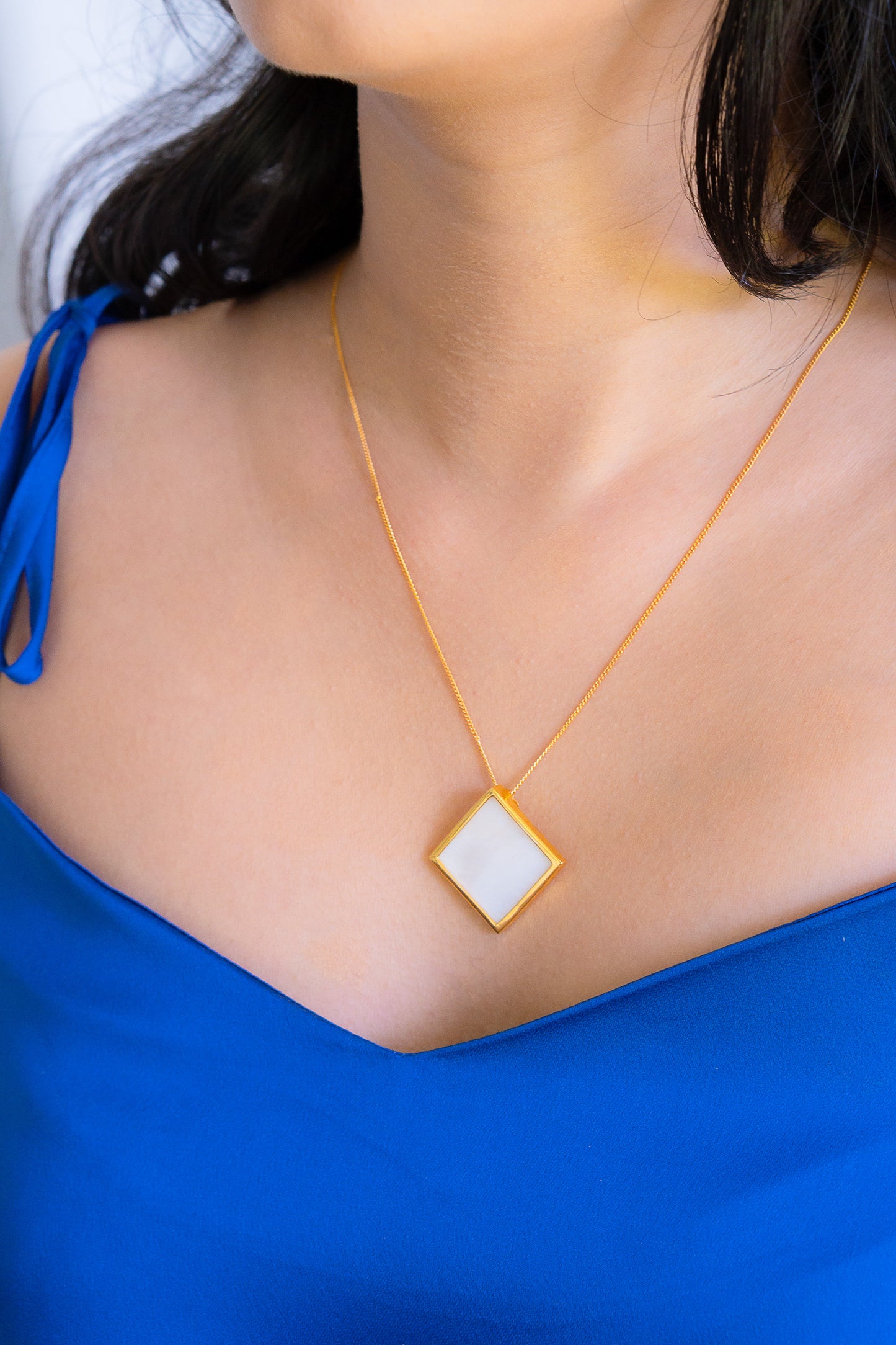 Mother of Pearl Talia Necklace - CLJ628N