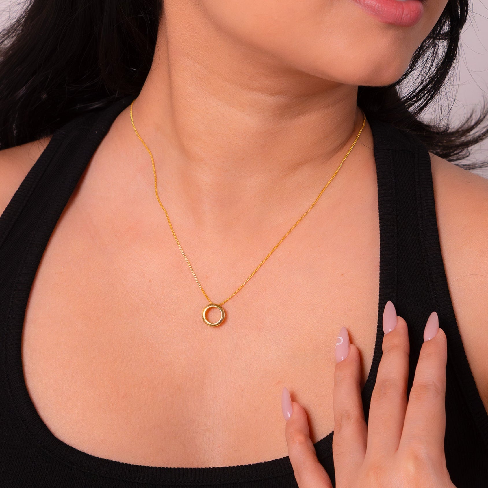 Handmade Sterling Silver Fia Necklace - CLJ257