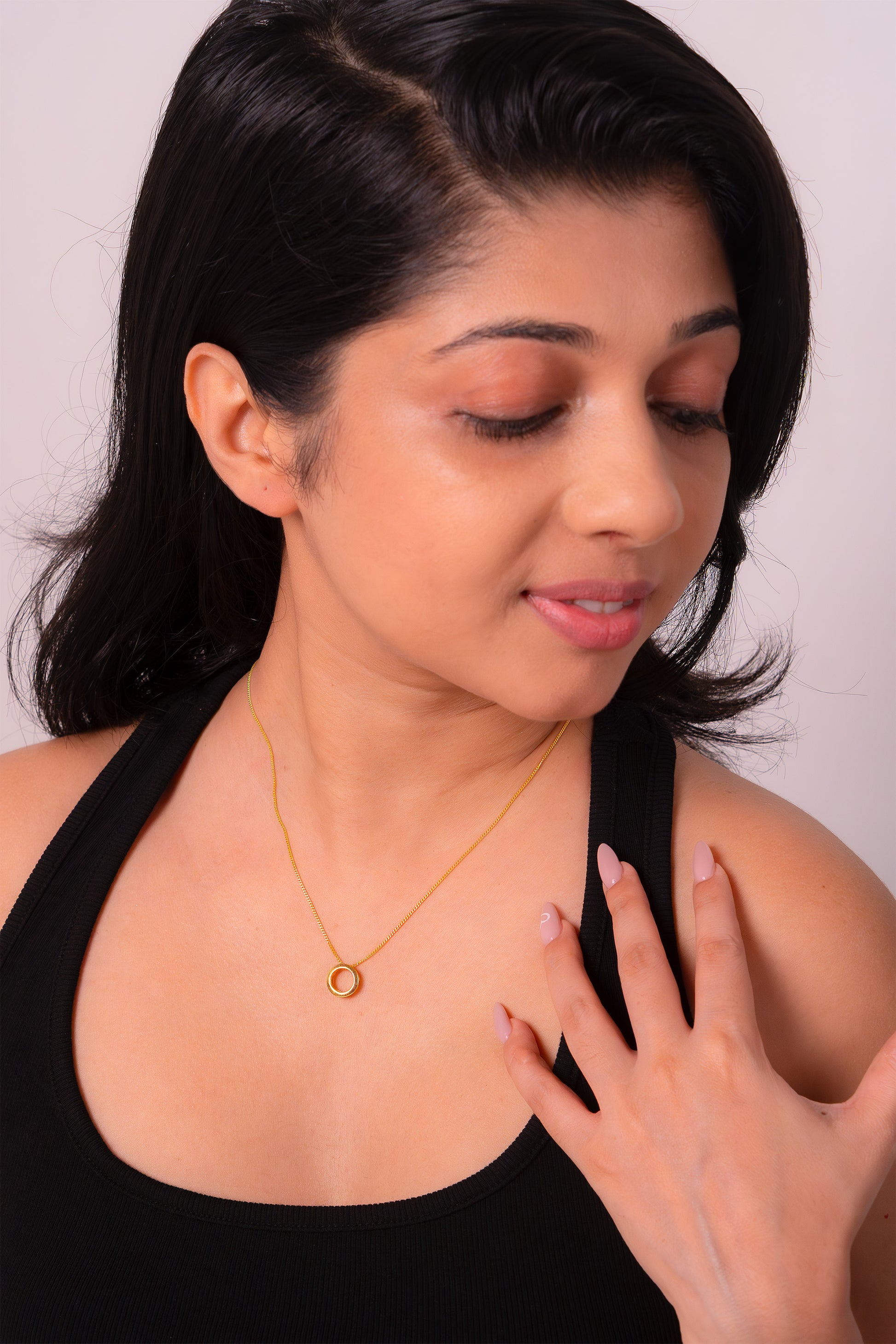 Handmade Sterling Silver Fia Necklace - CLJ257