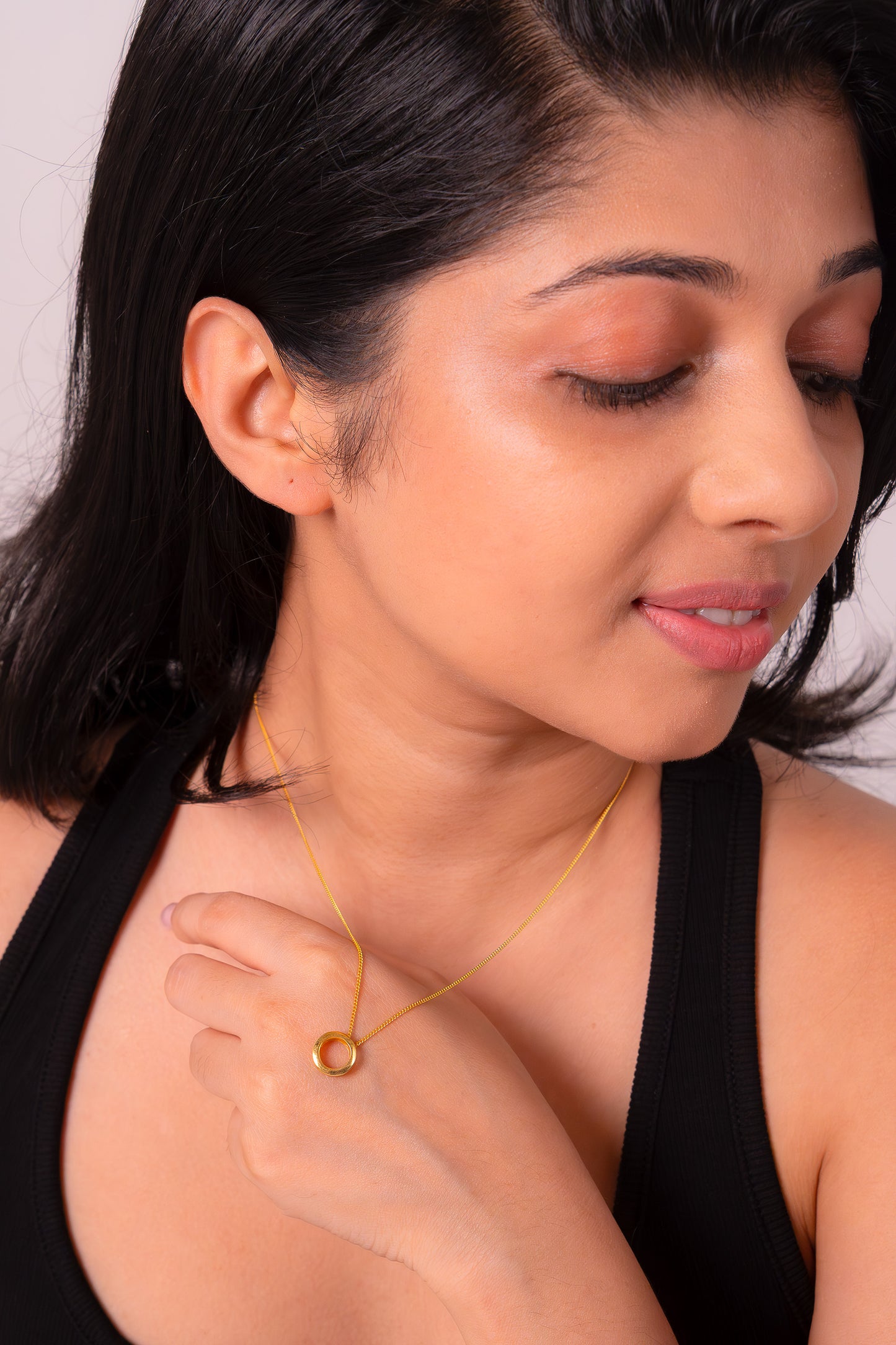 Handmade Sterling Silver Fia Necklace - CLJ257