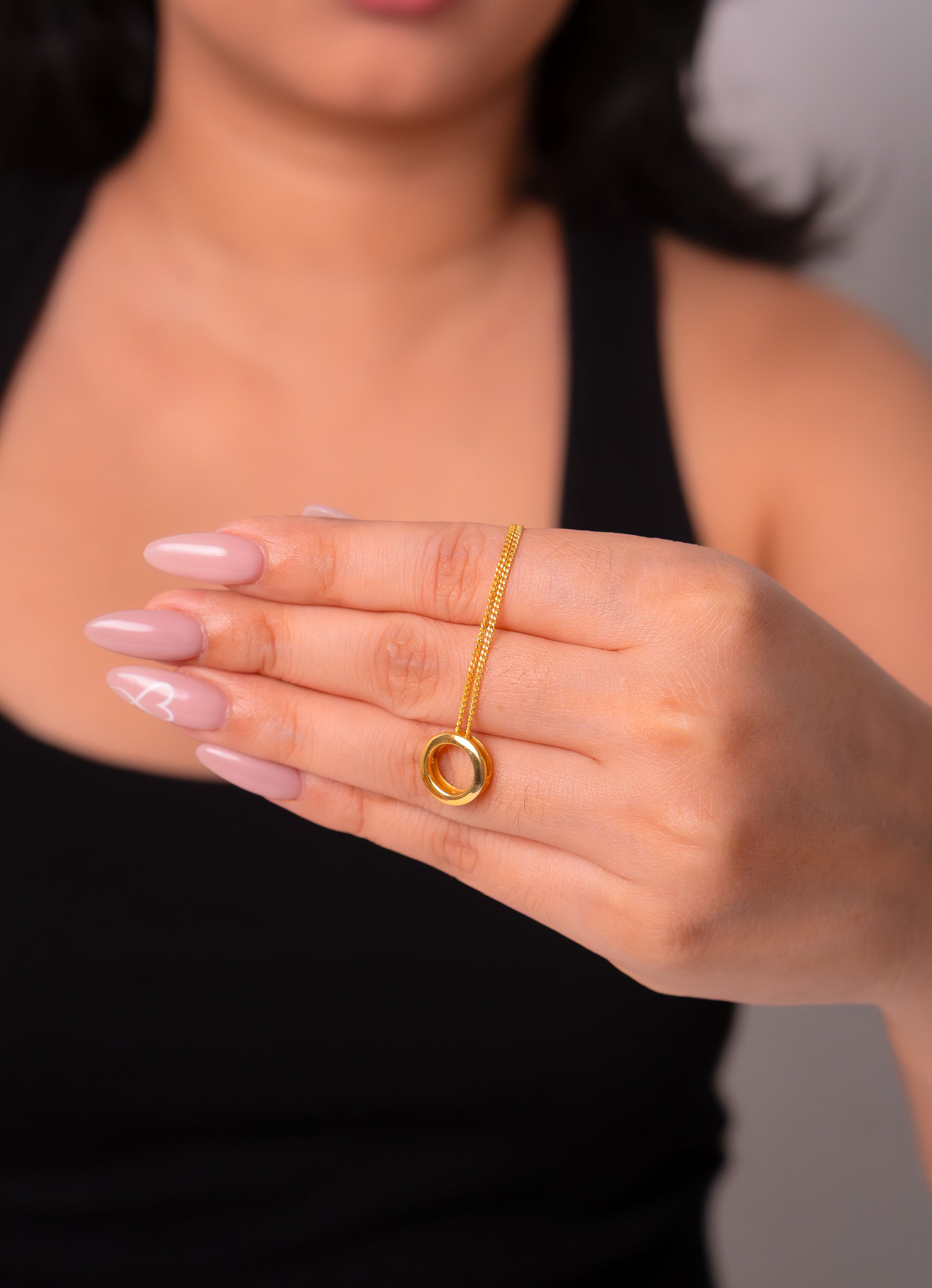 Handmade Sterling Silver Fia Necklace - CLJ257