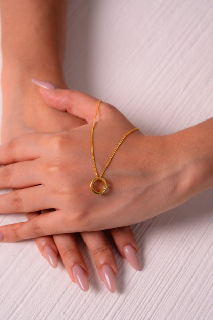 Handmade Sterling Silver Fia Necklace - CLJ257