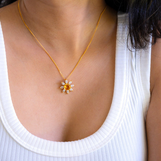 Citrine Isadora Necklace - CLJ627CN