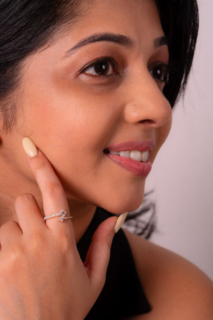 White Topaz Kendra Ring - CLJ441