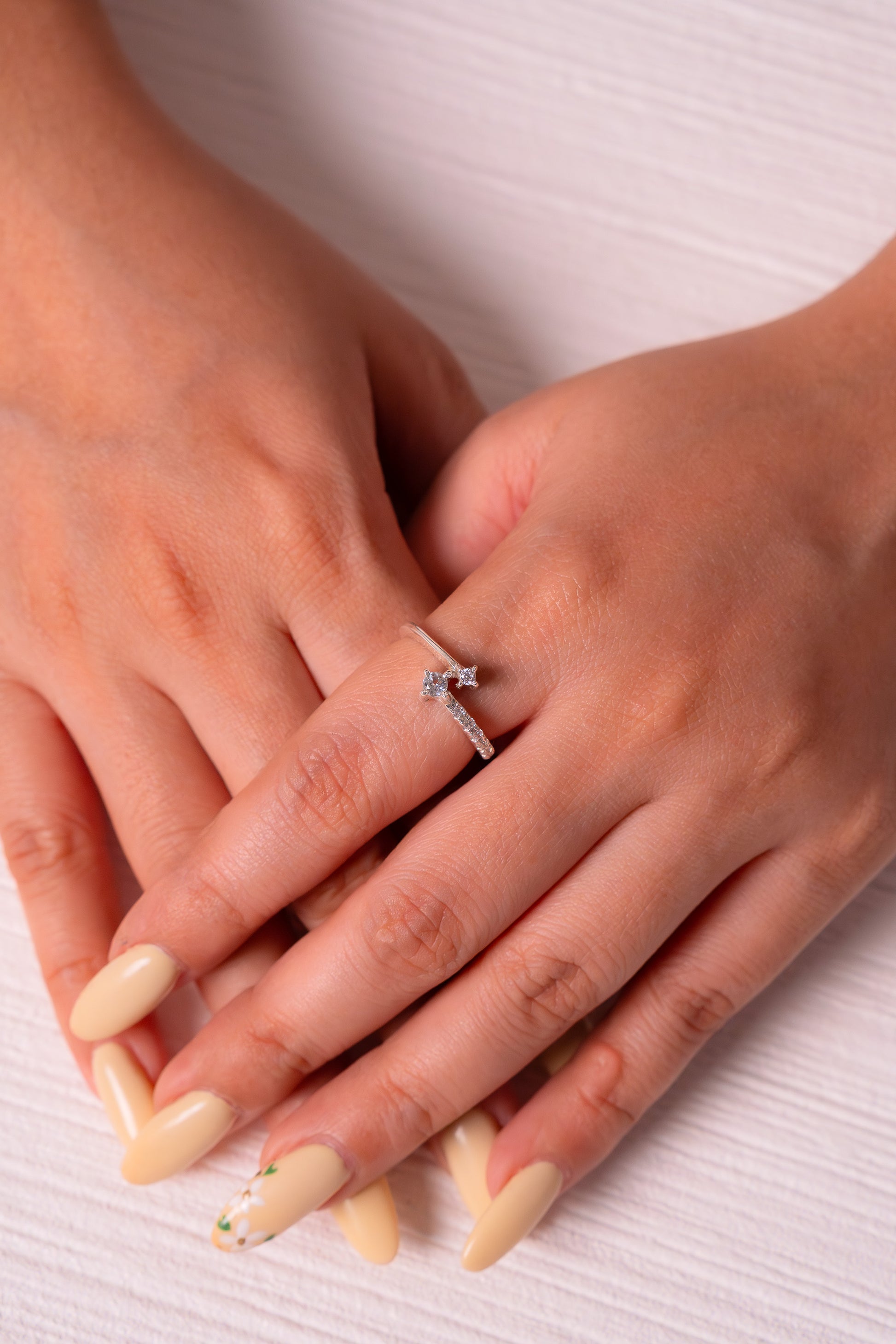 White Topaz Kendra Ring - CLJ441