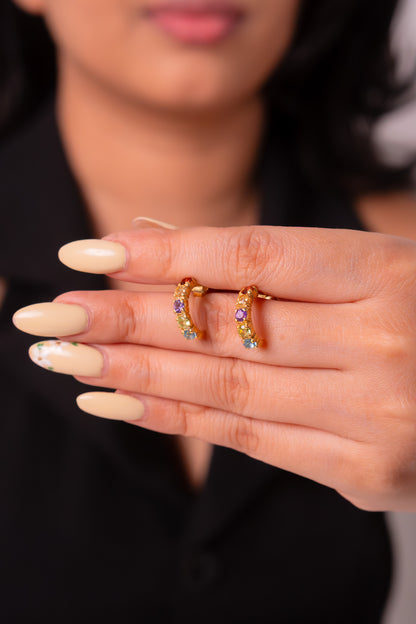 Eliza Semi-Precious Gemstone Earrings - CLJ499