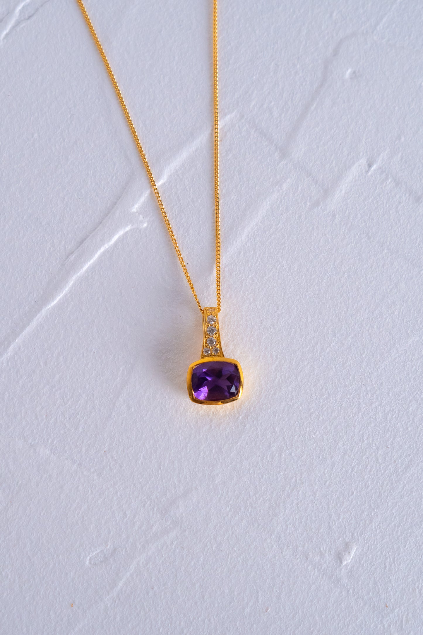 Amethyst Eudora Necklace - CLJ706A