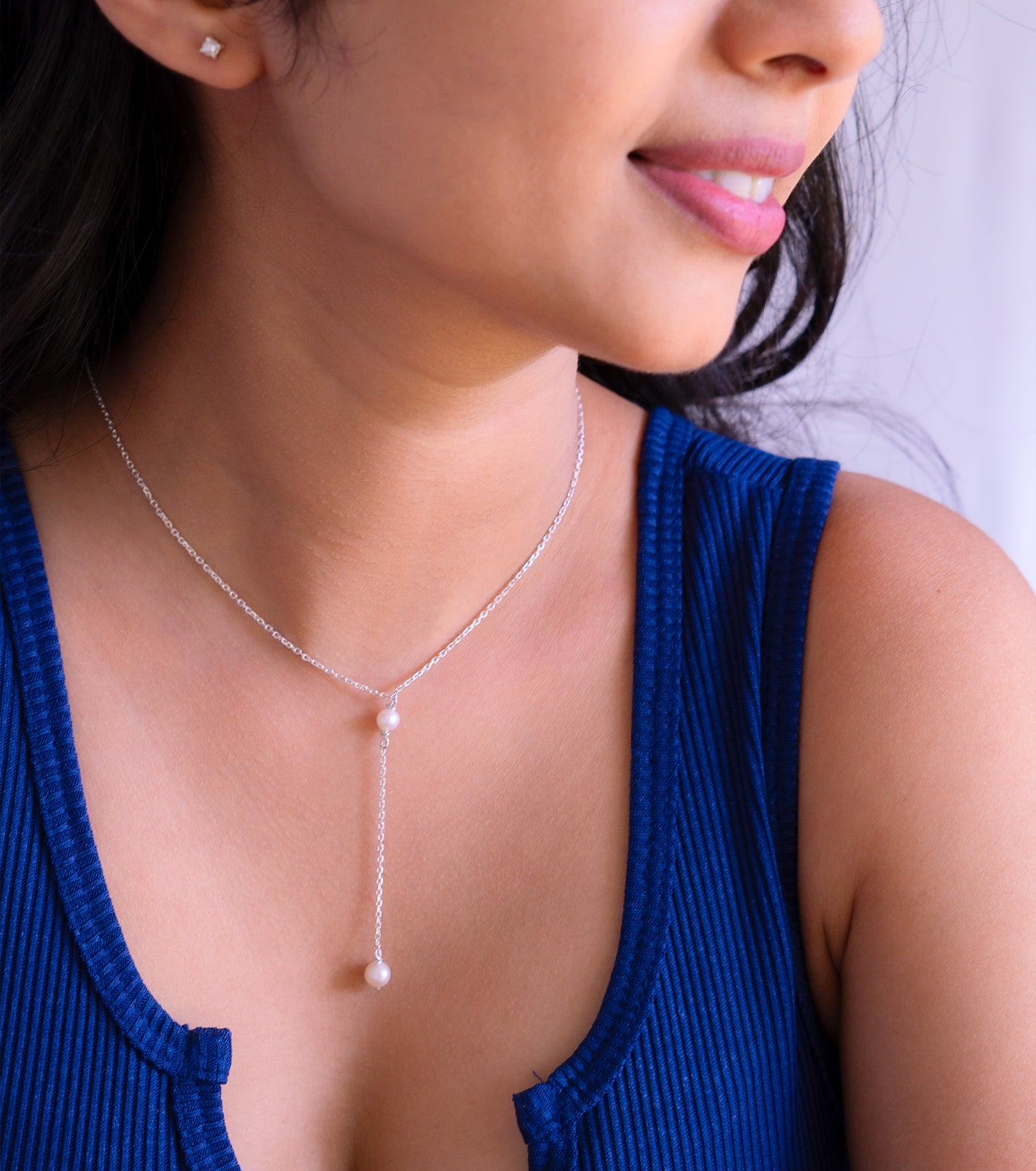 Cultured Pearl Raava Necklace - CLJ632