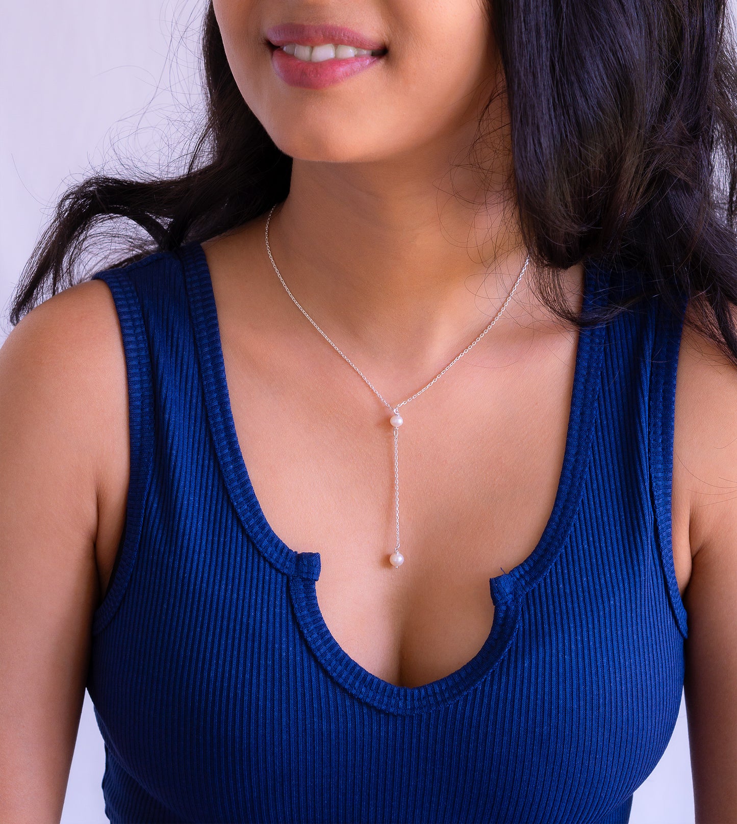 Cultured Pearl Raava Necklace - CLJ632