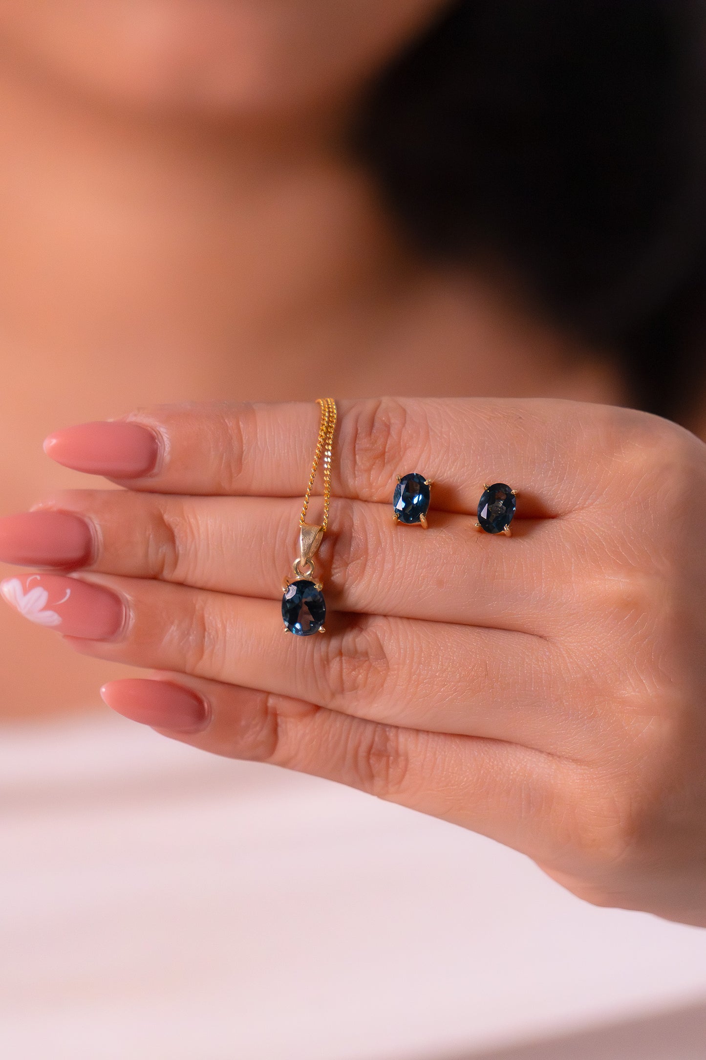 London Blue Topaz McKay Set - CLJ620LB