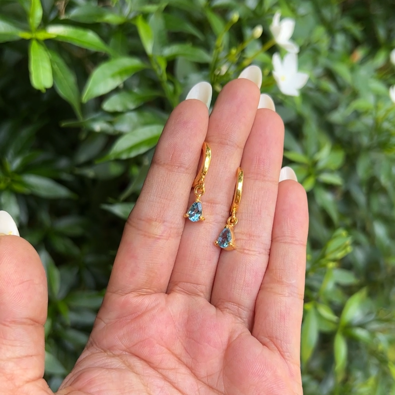 Blue Topaz Adoline Earrings - CLJ537E