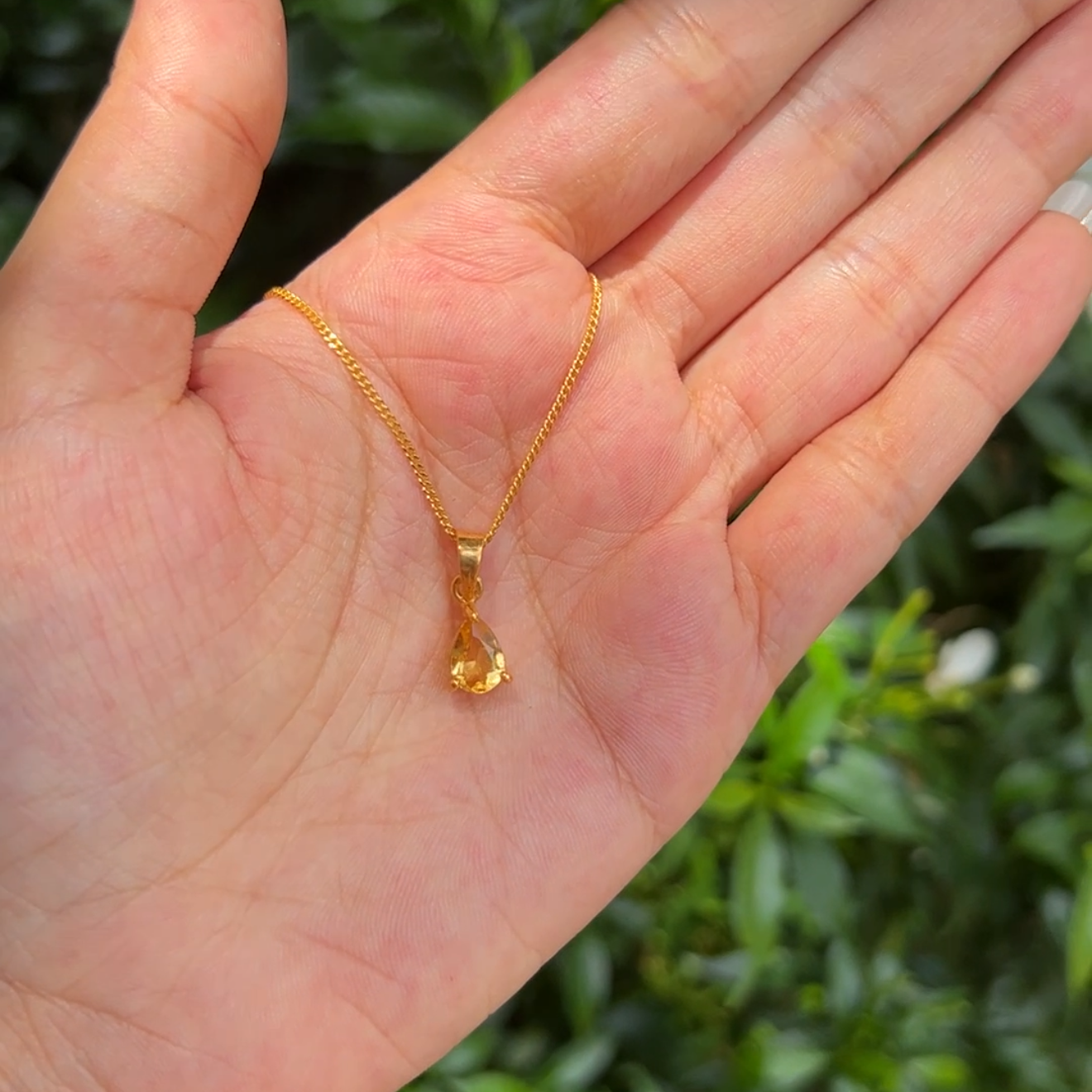 Citrine Adoline Necklace - CLJ541N