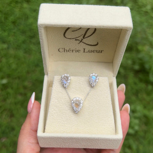 Moonstone Clarice Jewelry Set - CLJ622S