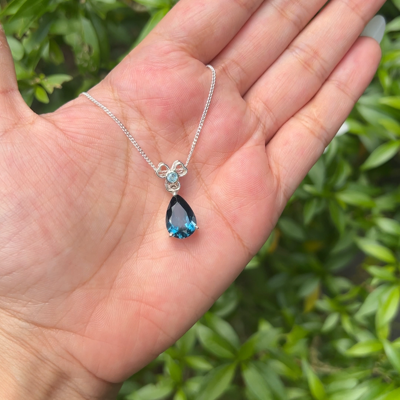 London Blue Topaz Rylee Necklace - CLJ489