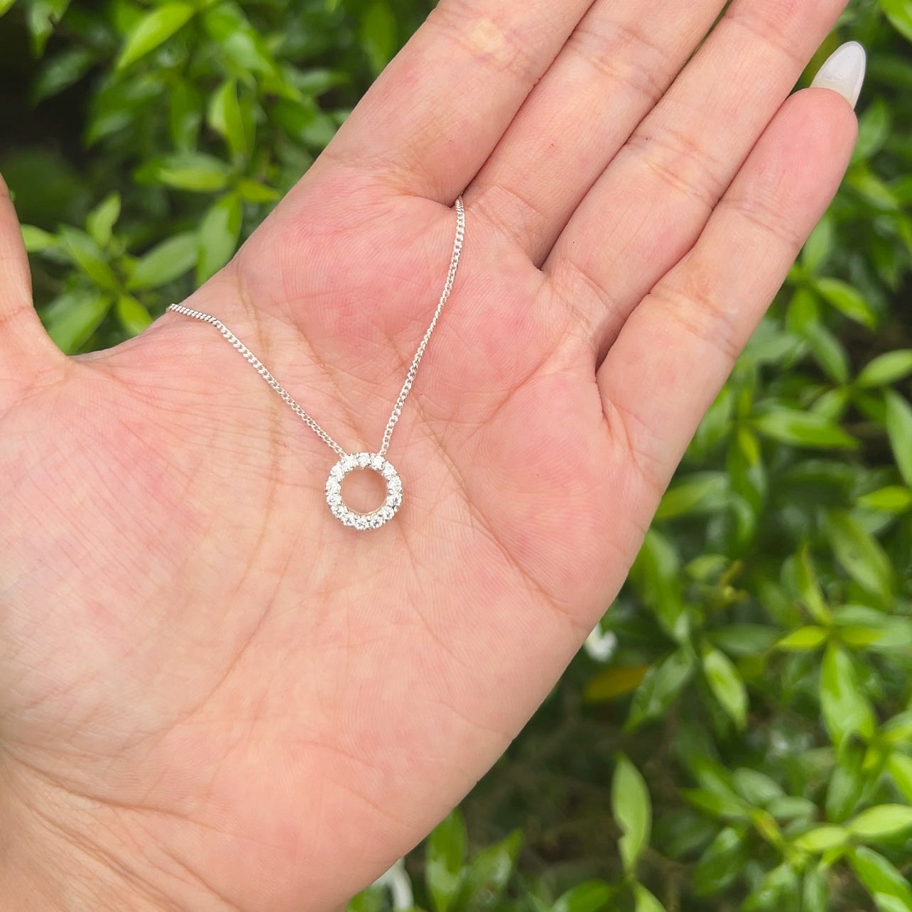 American Diamonds Luna Necklace - CLJ857