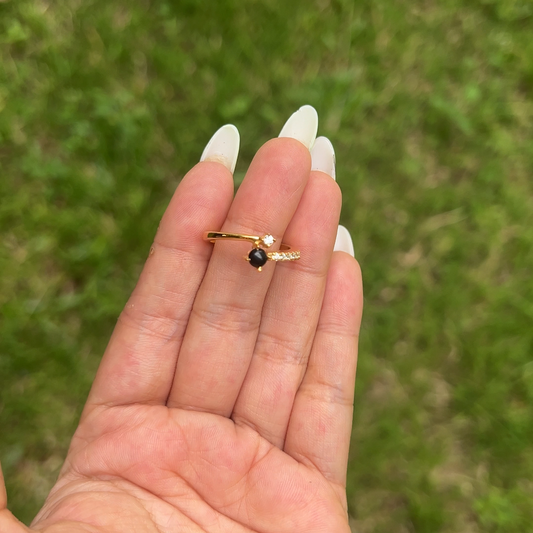 Black Onyx Kendra Ring - CLJ859