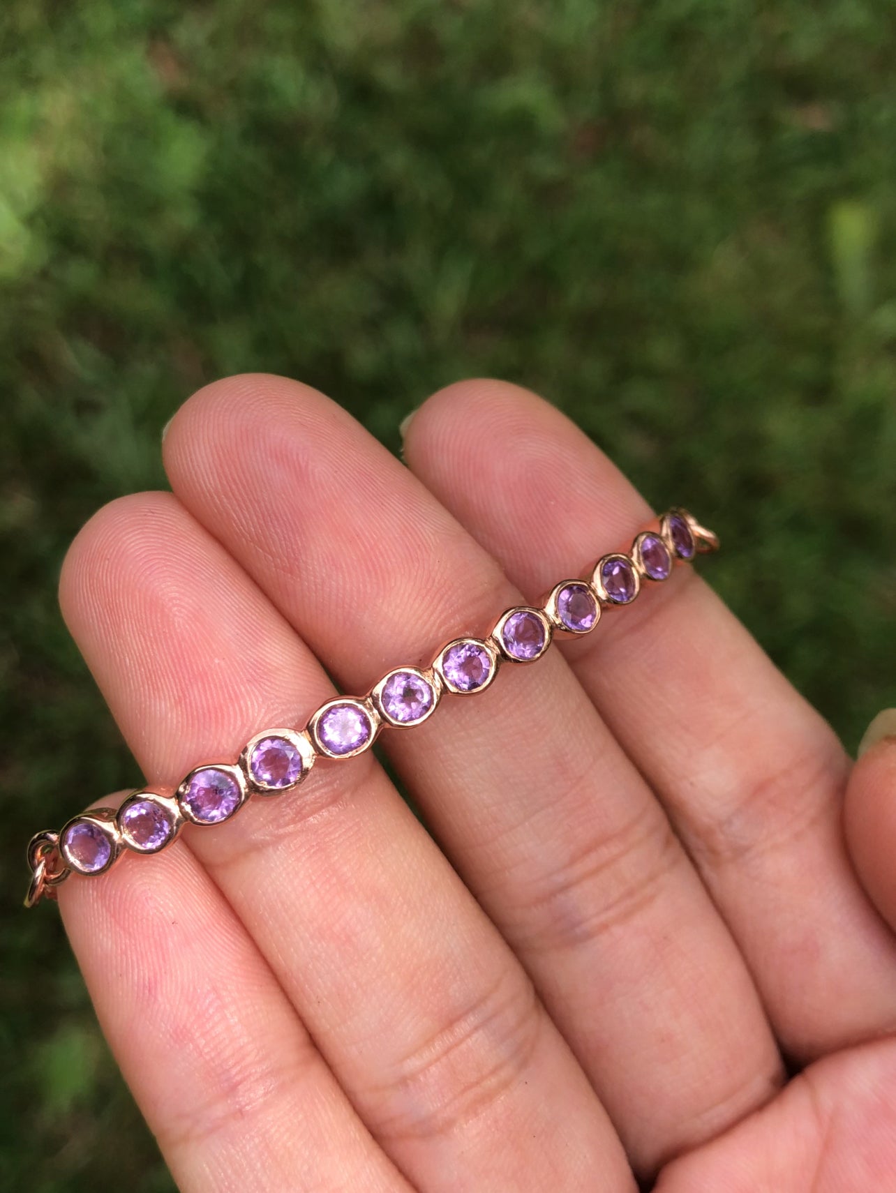 Amethyst Elsa Bracelet - CLJ467A