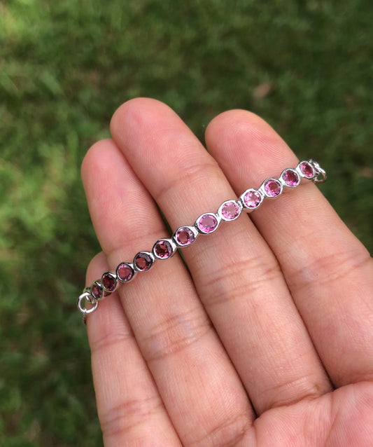 Pink Tourmaline Elsa Bracelet - CLJ467PT