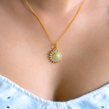 American Diamonds Adria Necklace - CLJ536