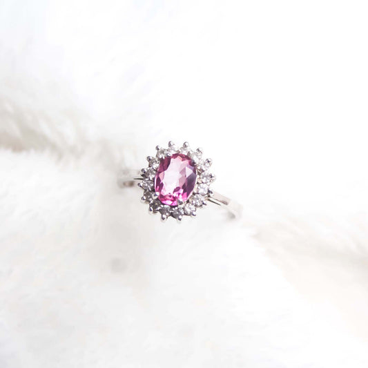 Pink Topaz Diana Ring - CLJ073