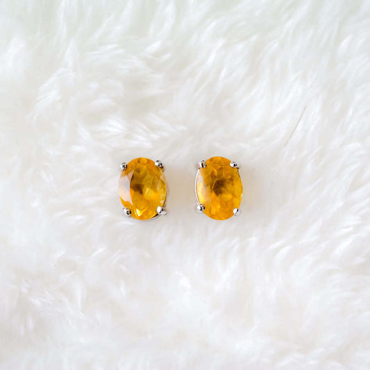 Citrine Leona Earrings - CLJ113