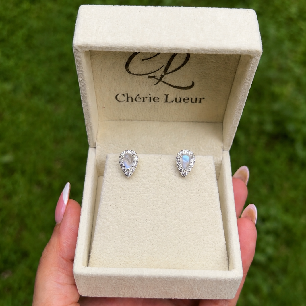 Moonstone Clarice Earrings - CLJ622E