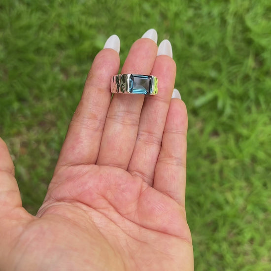 London Blue Topaz Conrad Ring - CLJ831LB