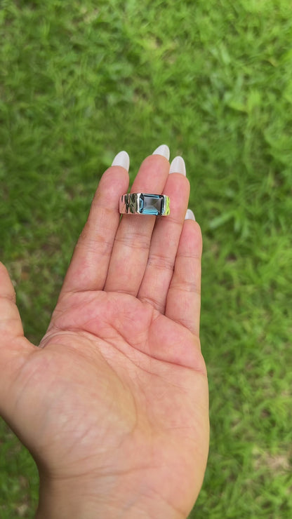 London Blue Topaz Conrad Ring - CLJ831LB