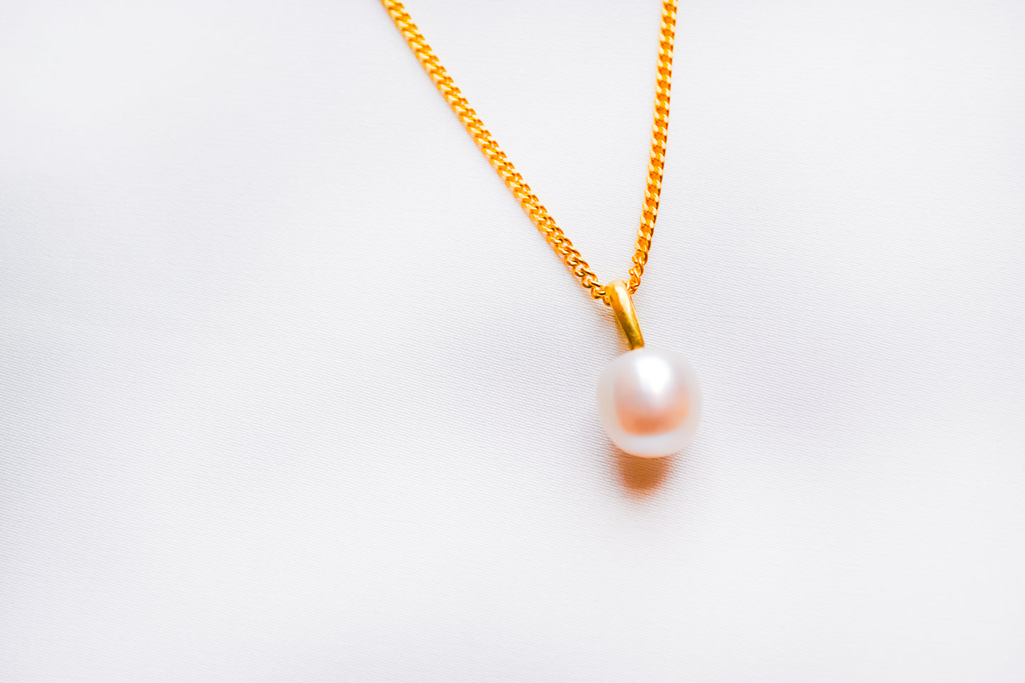 Cultured Pearl Daisy Necklace - CLJ014