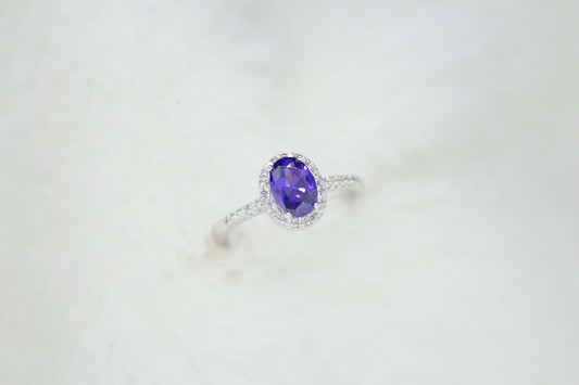 Amethyst Lavender Ring - CLJ047